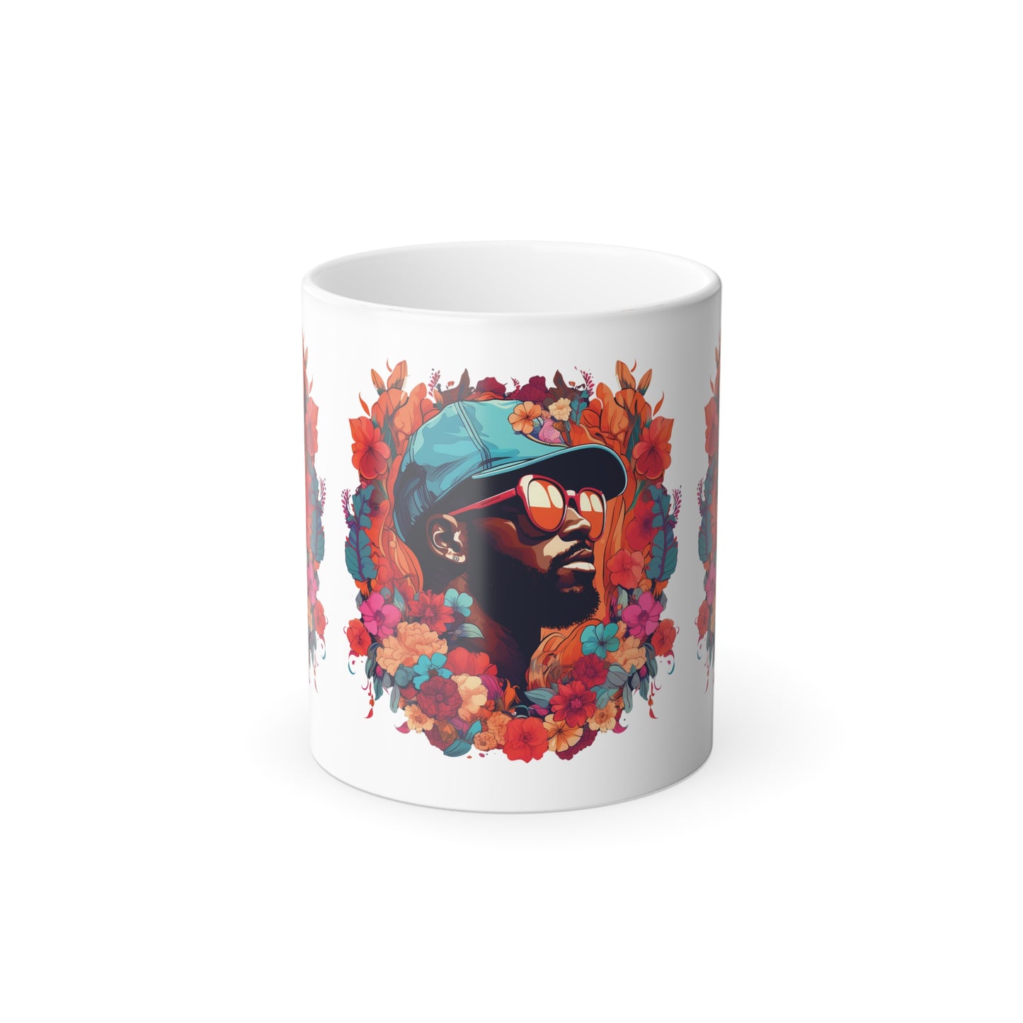 Black Men Deserve Flowers Morphing Mug