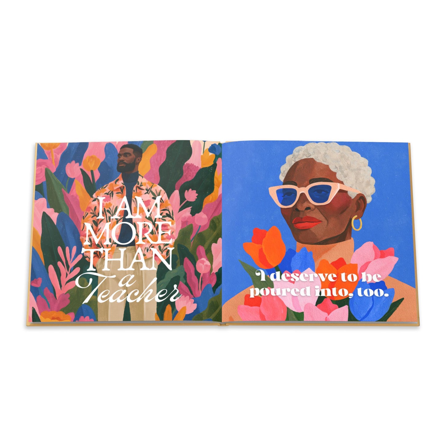 Affirmations for Black Teachers Hardcover — Gift for Educators, Tribute Keepsake