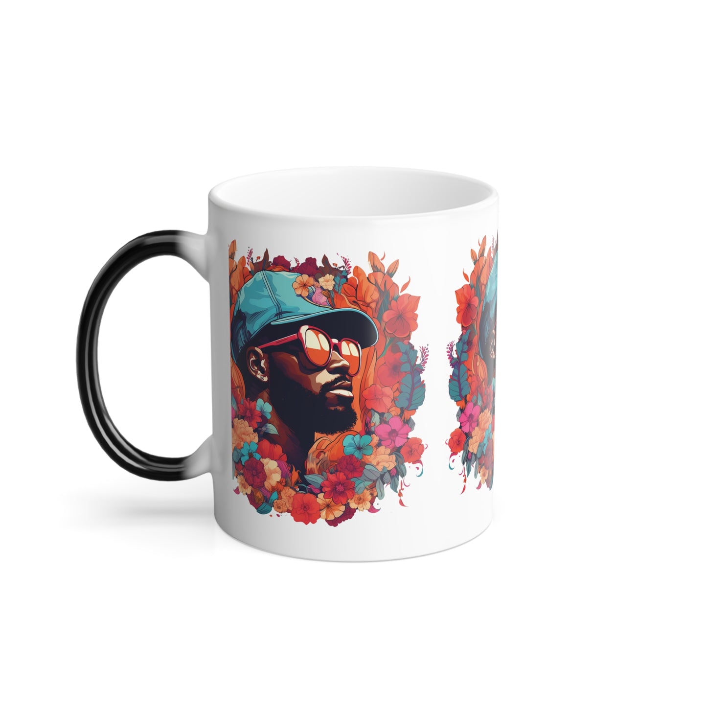 Black Men Deserve Flowers Morphing Mug
