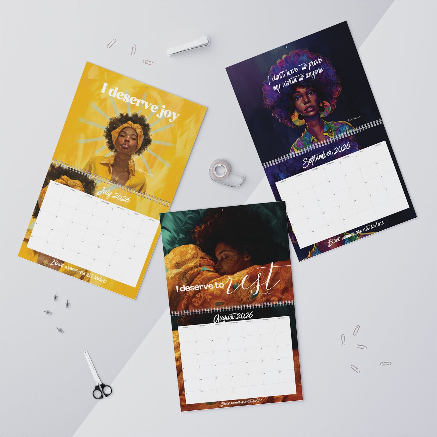 Black Women Aren't Saviors 2026 Calendar