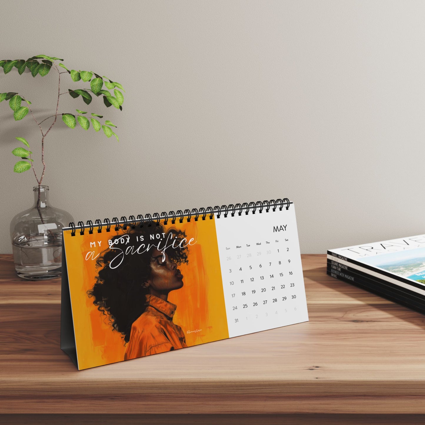 "Black Women Are Not Saviors" 2026 Desk Calendar