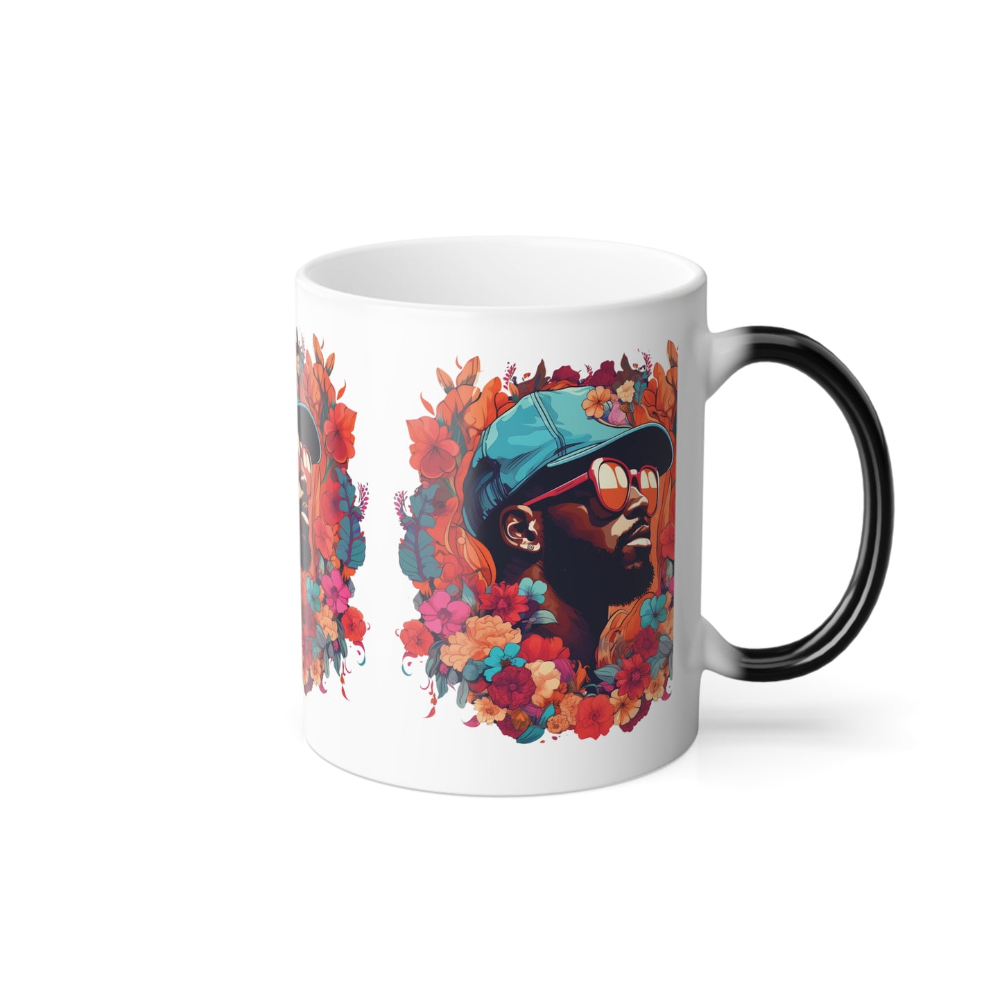 Black Men Deserve Flowers Morphing Mug
