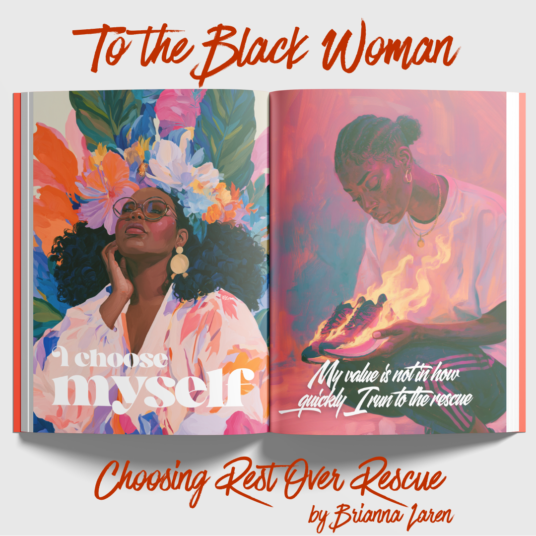 Hardcover To the Black Woman Choosing Rest Over Rescue
