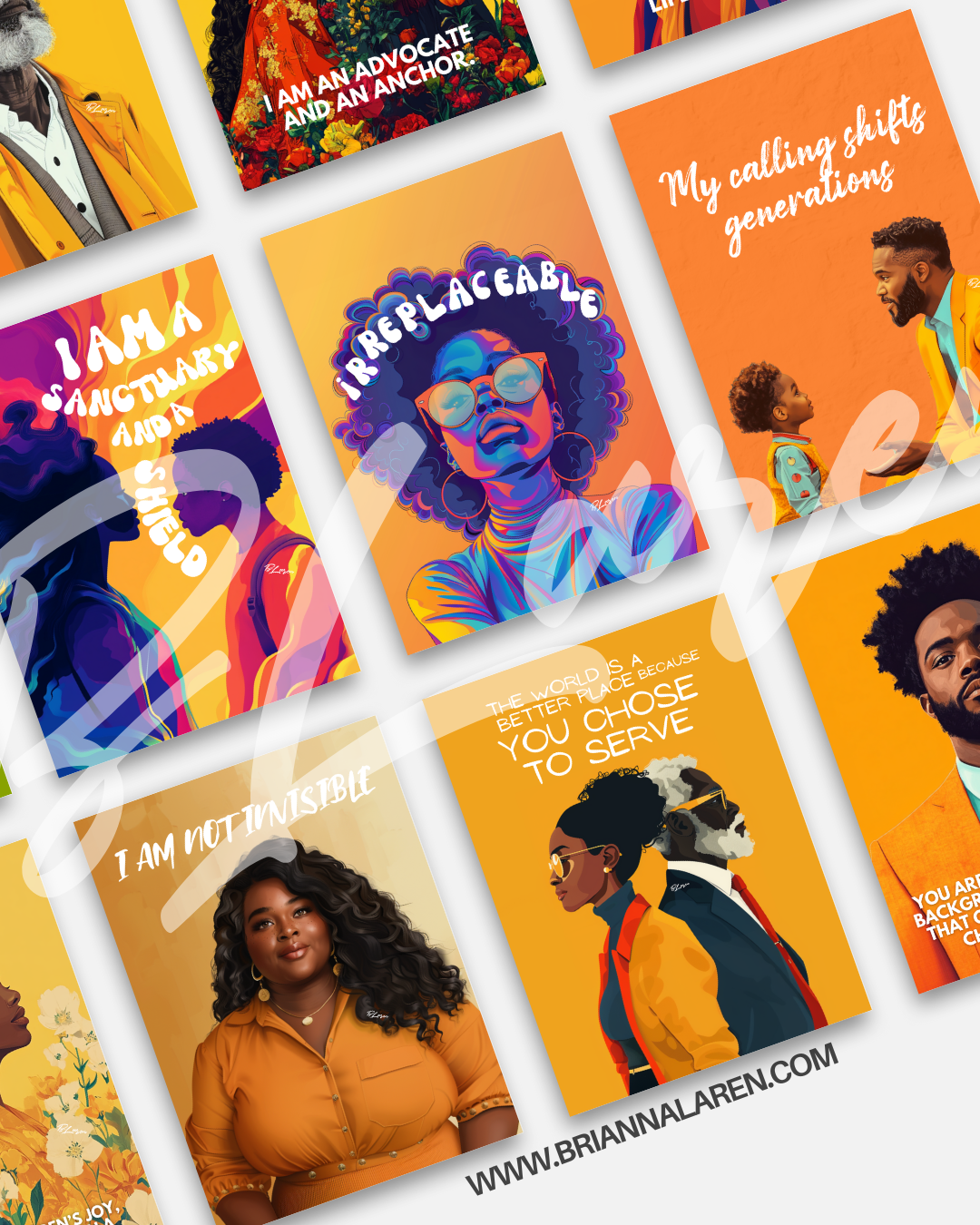 Affirmations for Black Support Staff - Digital