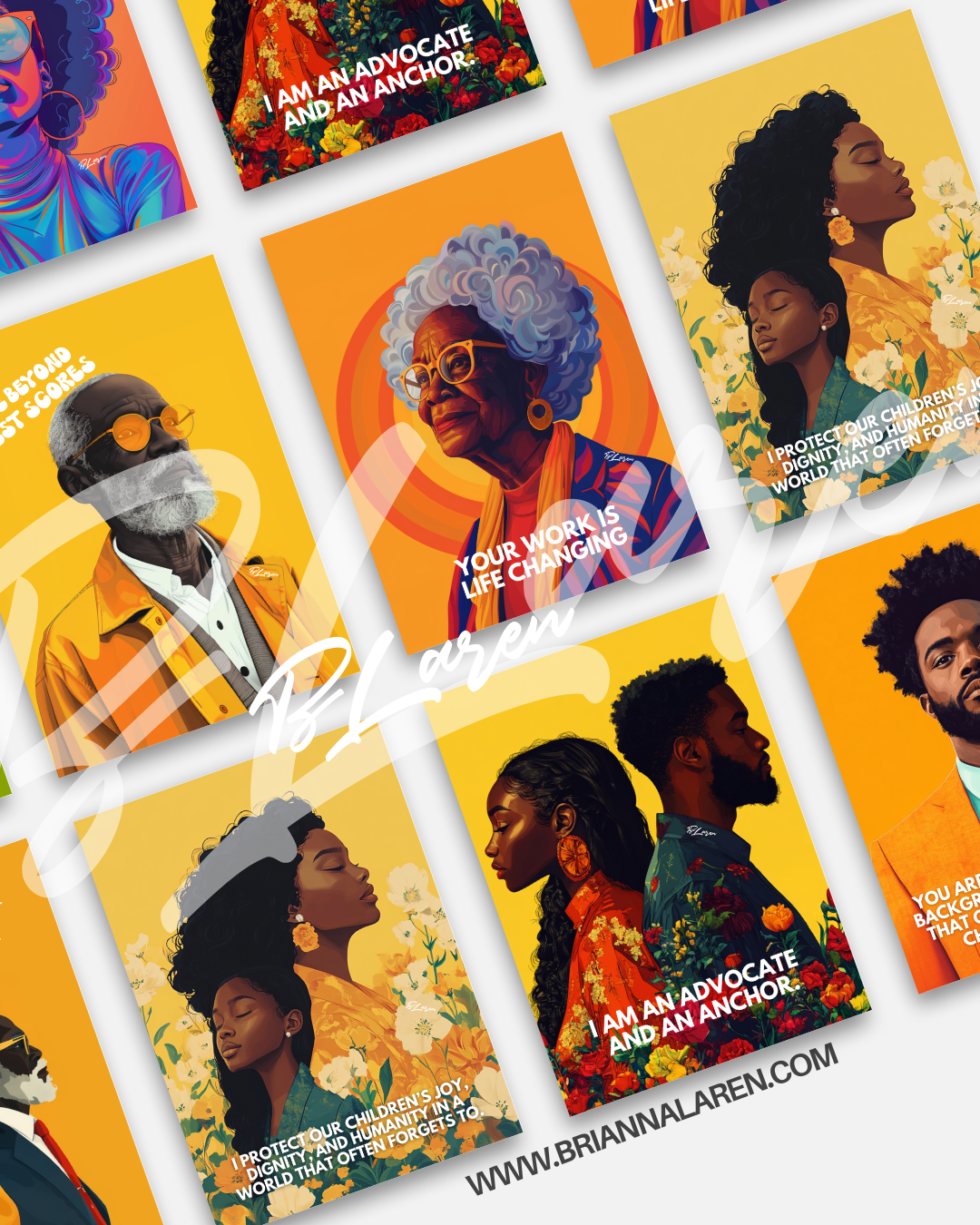 Affirmations for Black Support Staff - Digital