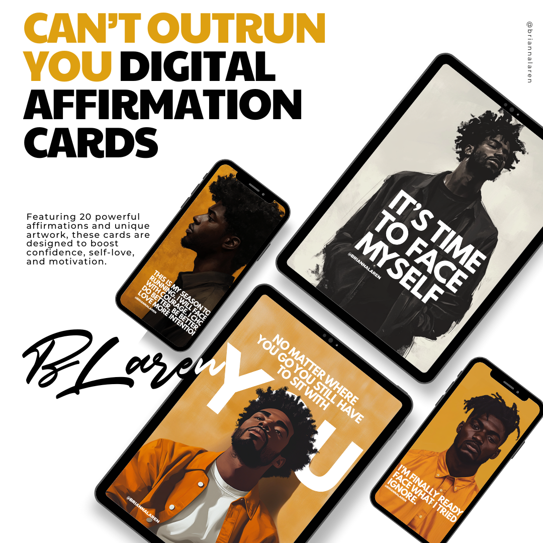 Can't Outrun You Digital Affirmation Cards