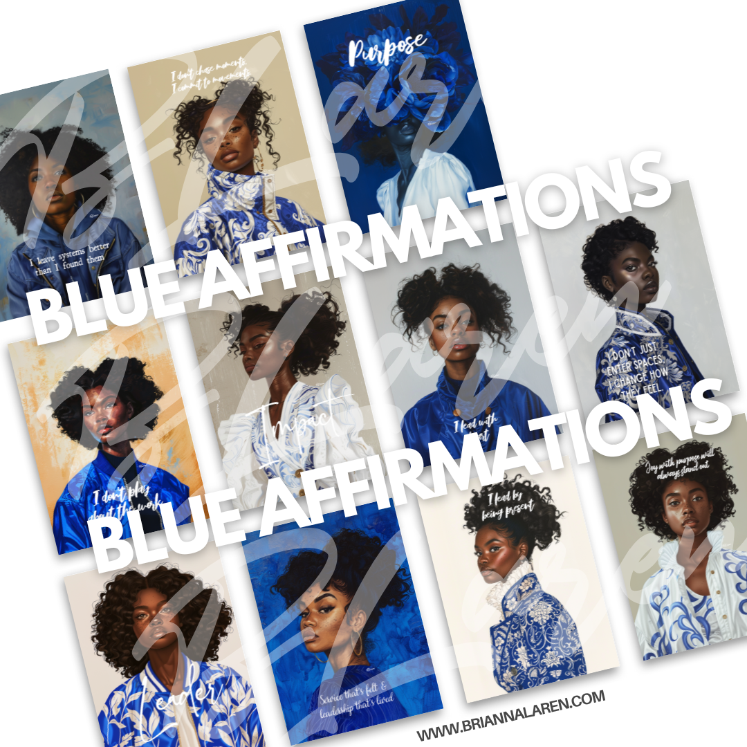 Blue Affirmations - Digital