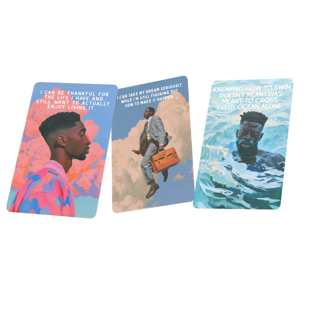 To The Black Man: Physical Affirmation Cards