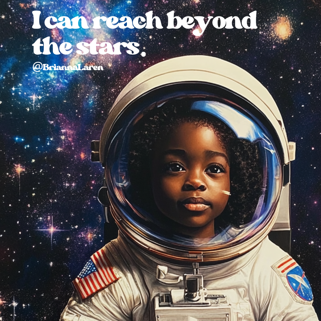 Digital Affirmation Cards for Black Girls