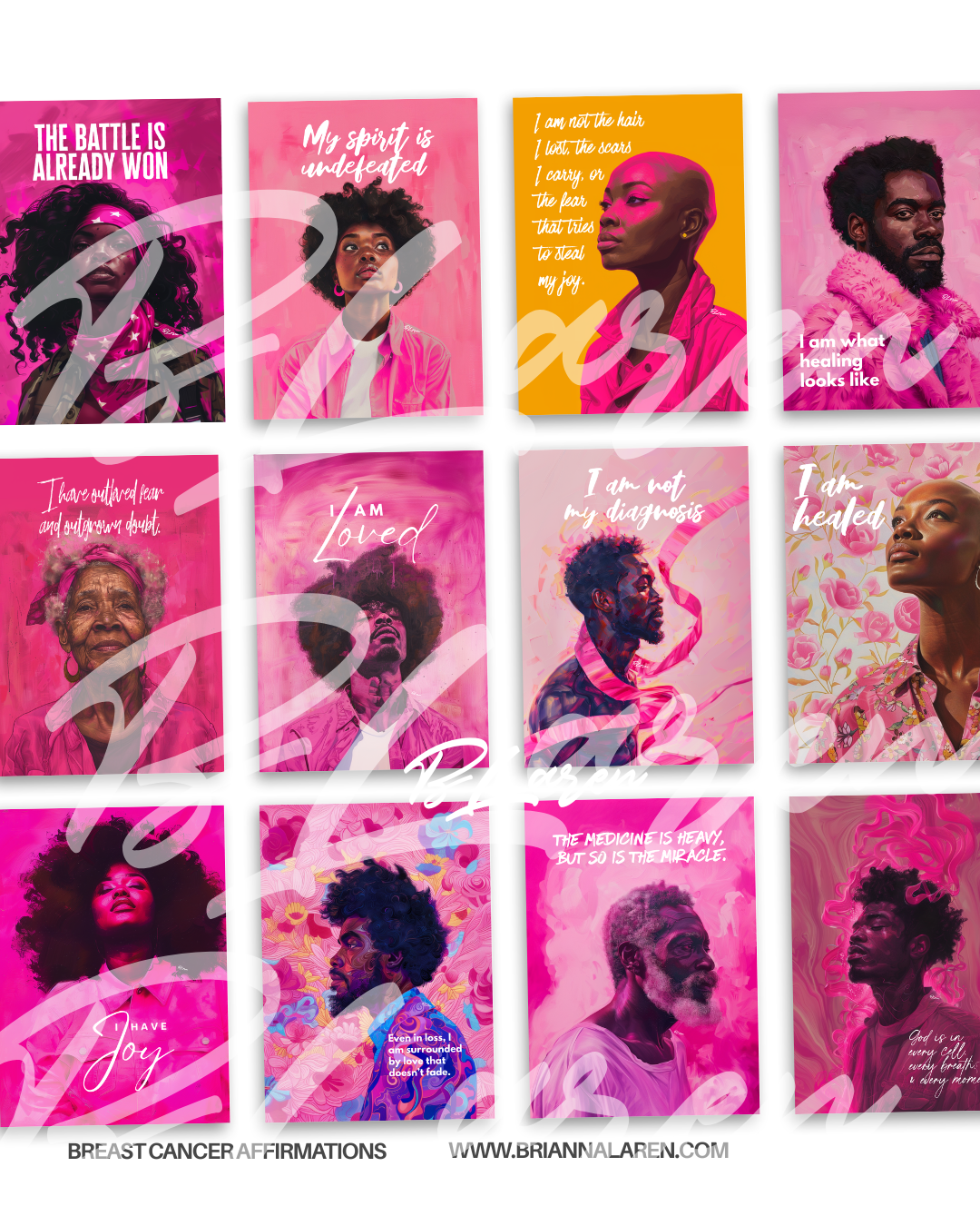 Breast Cancer Affirmations - Digital