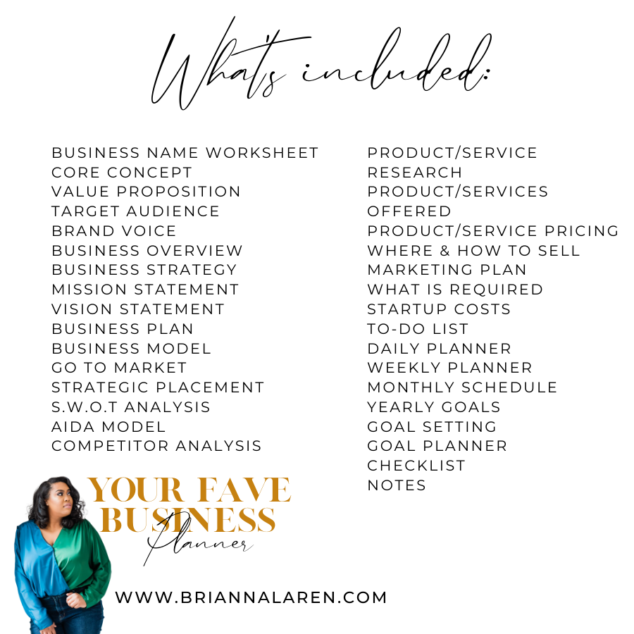 Your Fave Business Planner