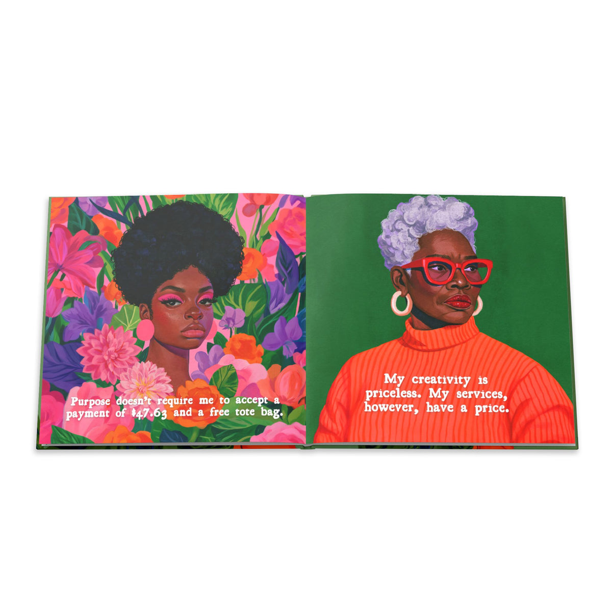 Petty-ish Affirmations for Black Creatives Hardcover Book
