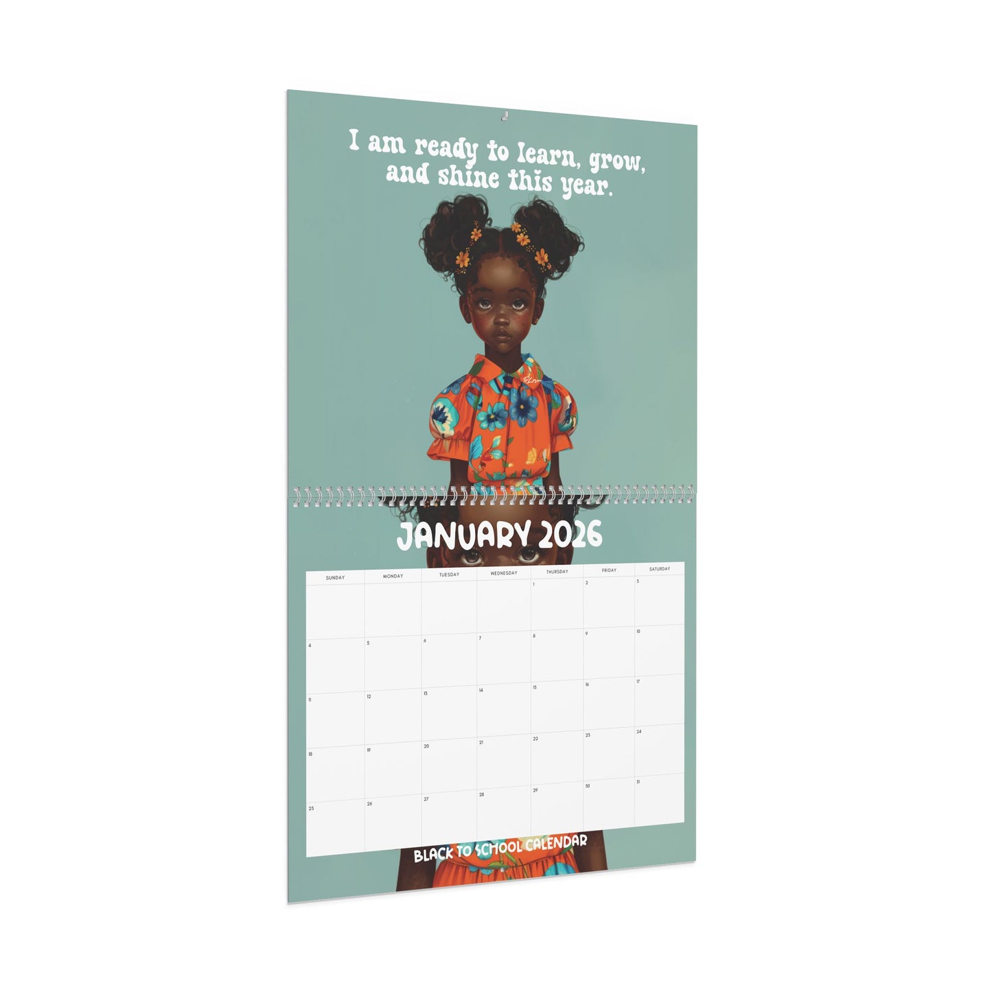 Black To School 2026 Calendar