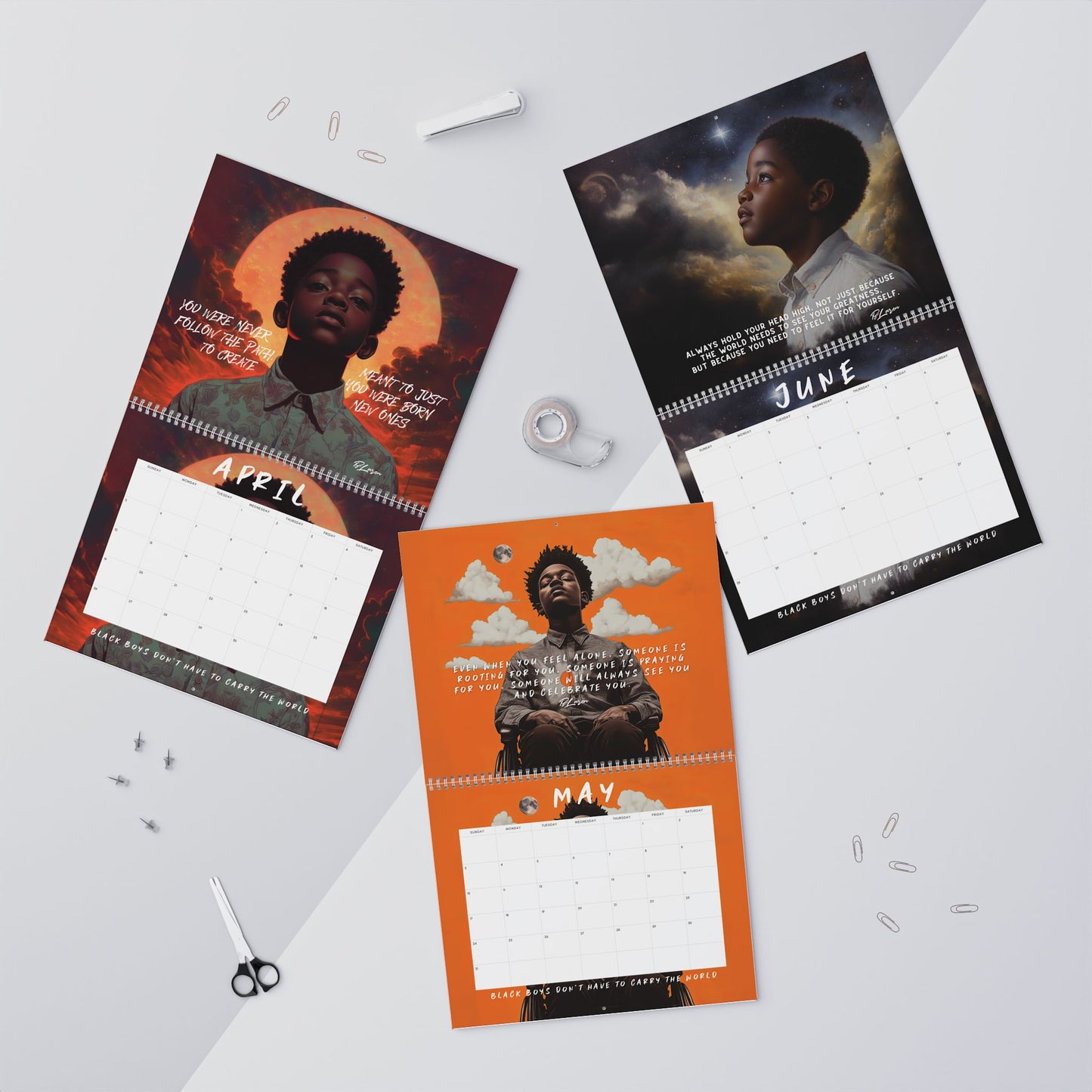 Black Boys 2026 Calendar