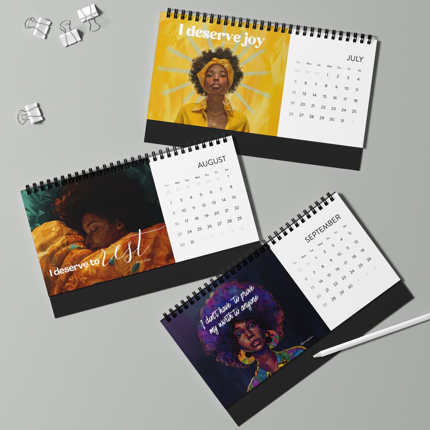 "Black Women Are Not Saviors" 2026 Desk Calendar
