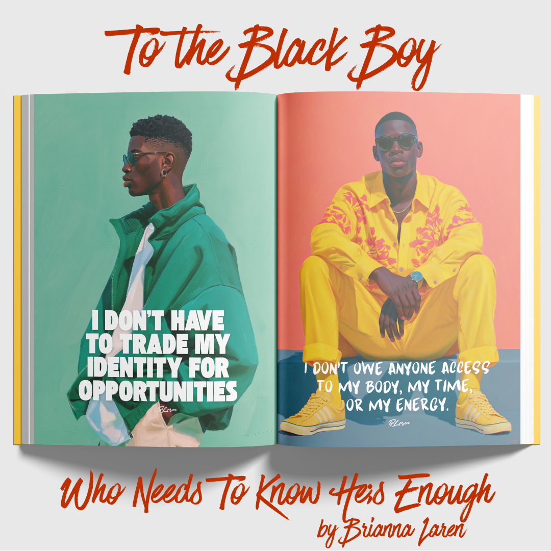 Hardcover To the Black Boy Who Needs To Know He's Enough