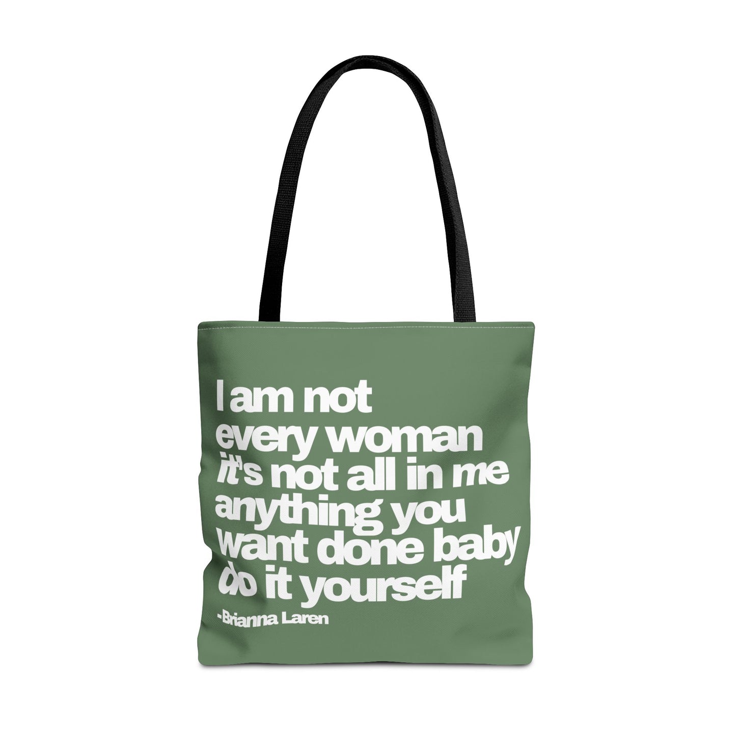 'I Am Not Every Woman' Canvas Tote