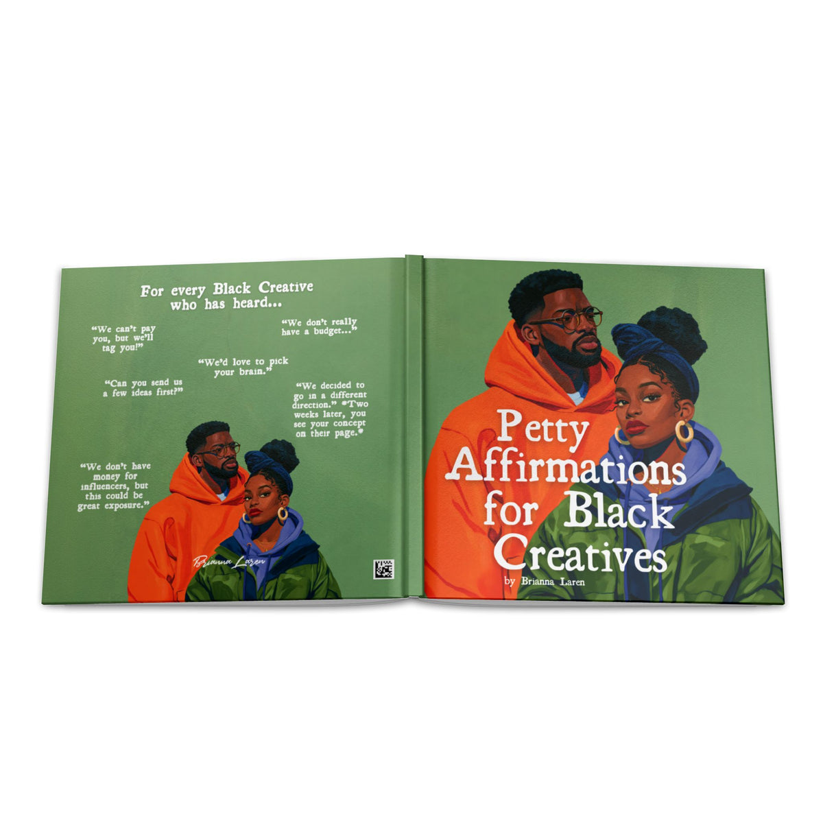 Petty-ish Affirmations for Black Creatives Hardcover Book