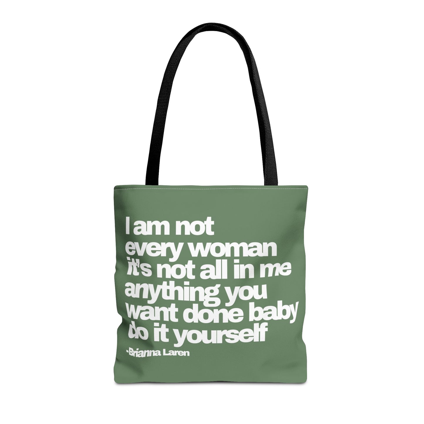 'I Am Not Every Woman' Canvas Tote