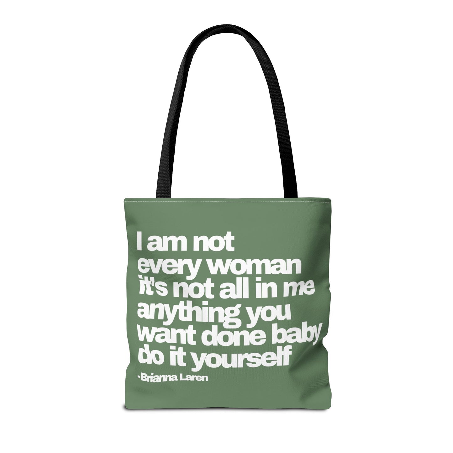 'I Am Not Every Woman' Canvas Tote