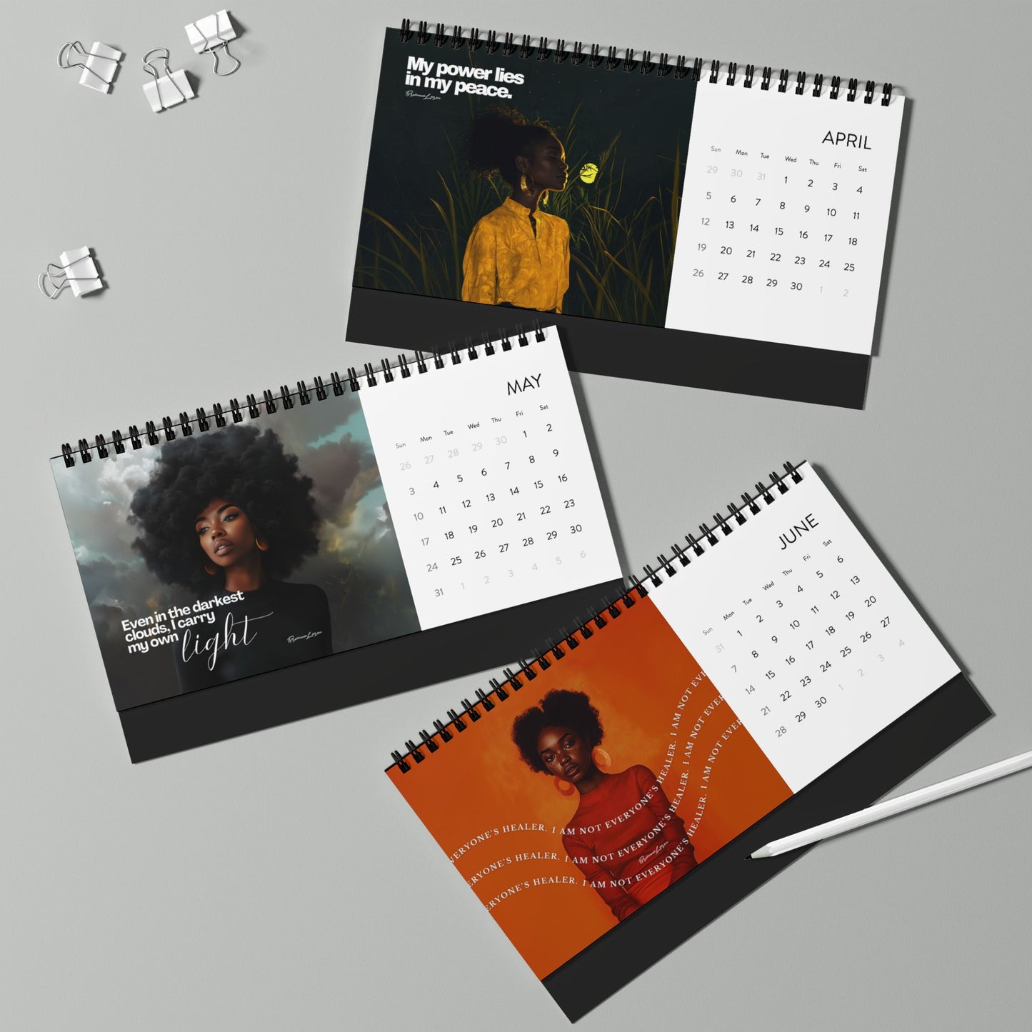 Rest Over Rescue 2026 Desktop Calendar