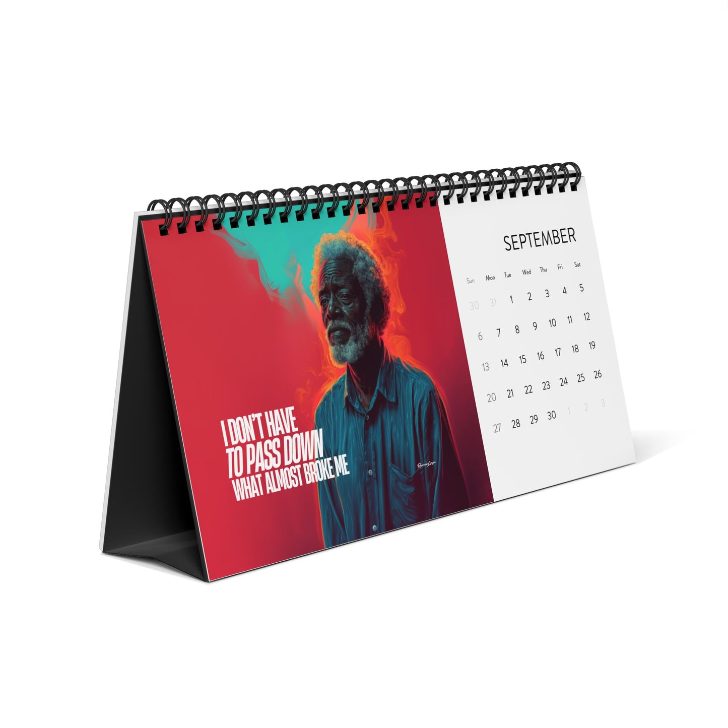 To The Black Man Who 2026 Desk Calendar