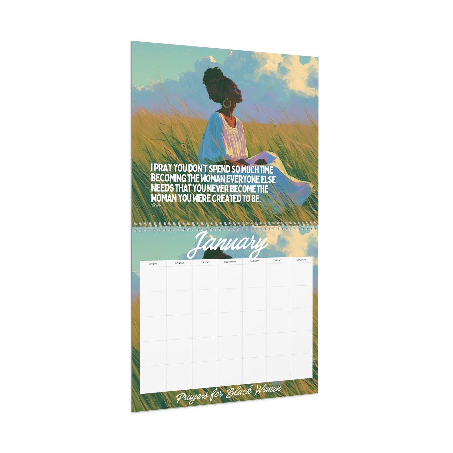 Prayers for Black Women Undated Calendar