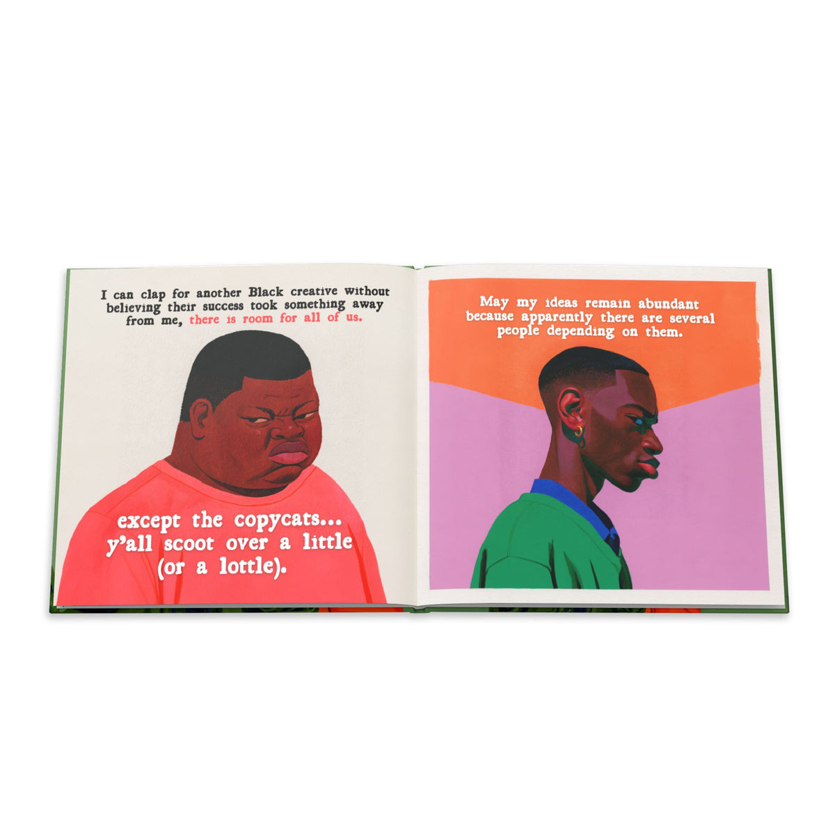 Petty-ish Affirmations for Black Creatives Hardcover Book