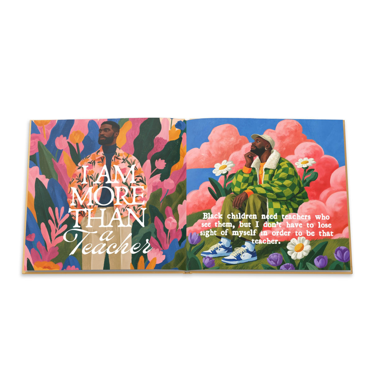 Affirmations for Black Teachers Hardcover — Gift for Educators, Tribute Keepsake
