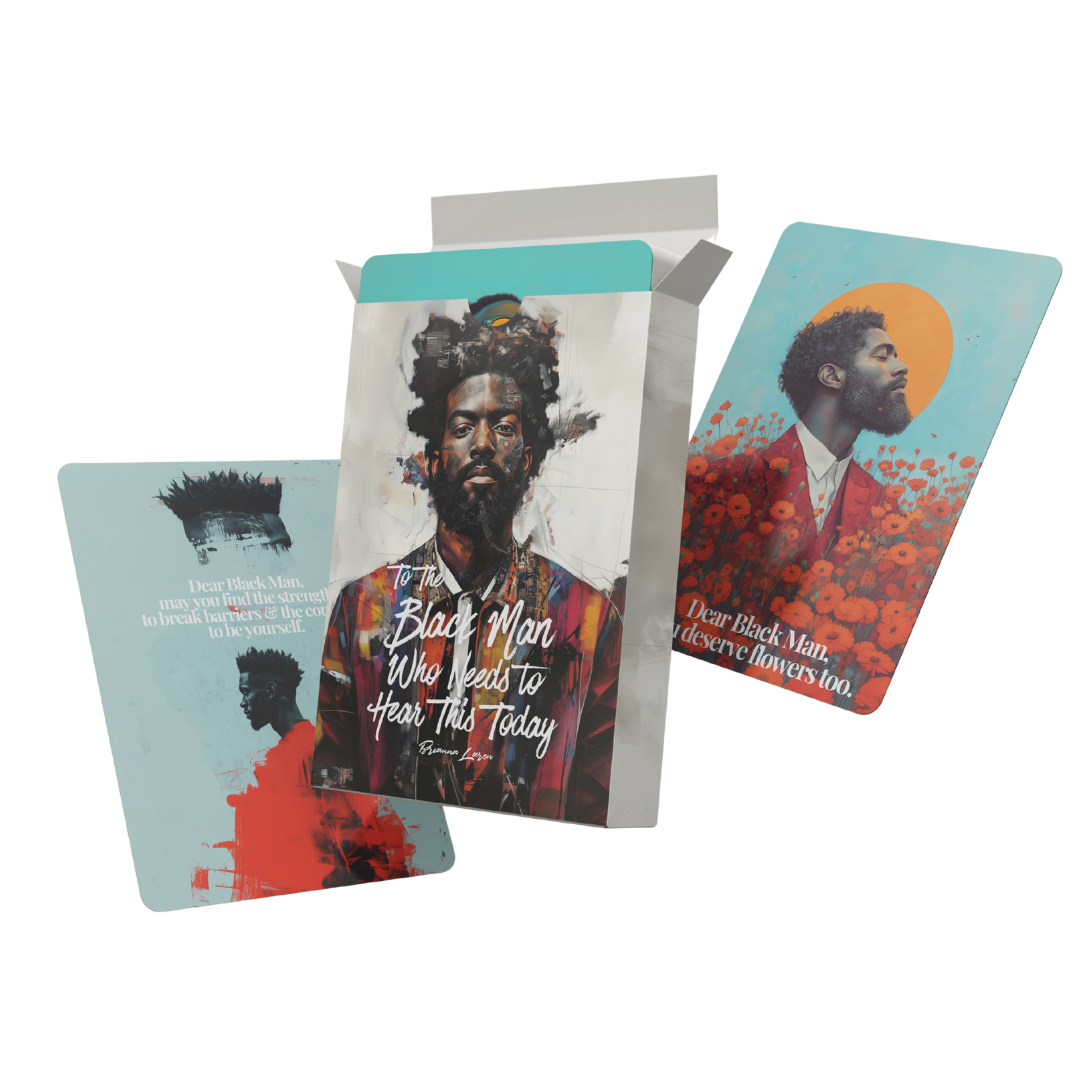 To The Black Man: Physical Affirmation Cards
