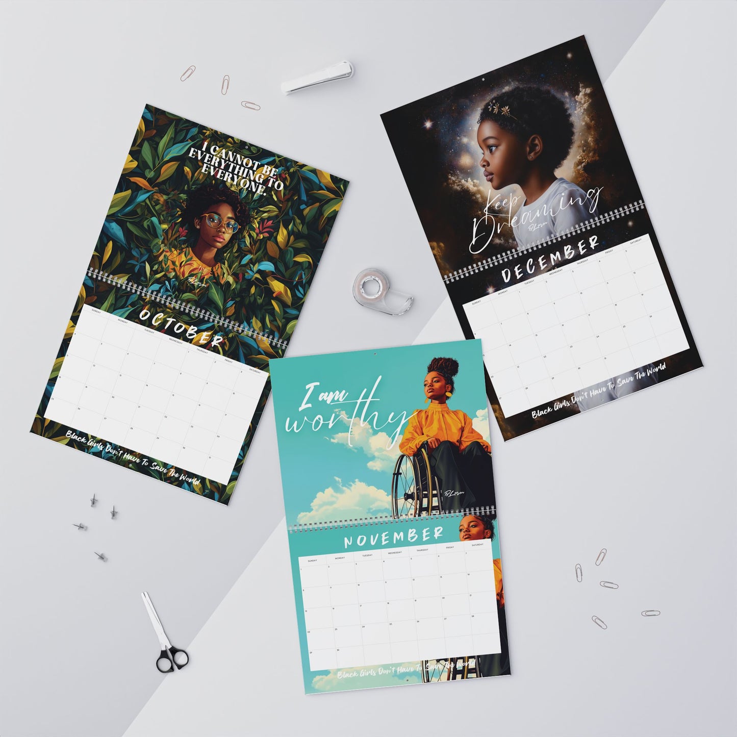 Black Girls 2026 Calendar