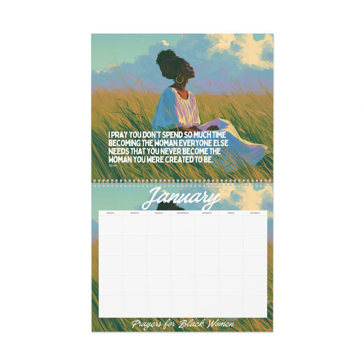 Prayers for Black Women Undated Calendar