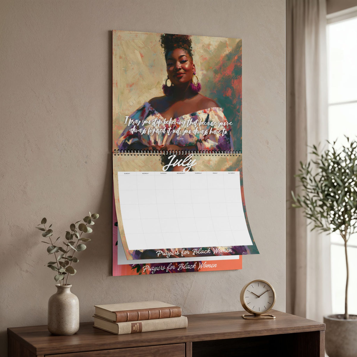 Prayers for Black Women Undated Calendar