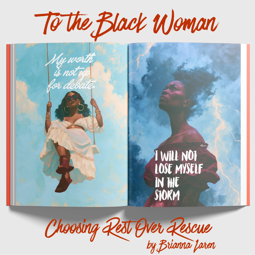 Hardcover To the Black Woman Choosing Rest Over Rescue