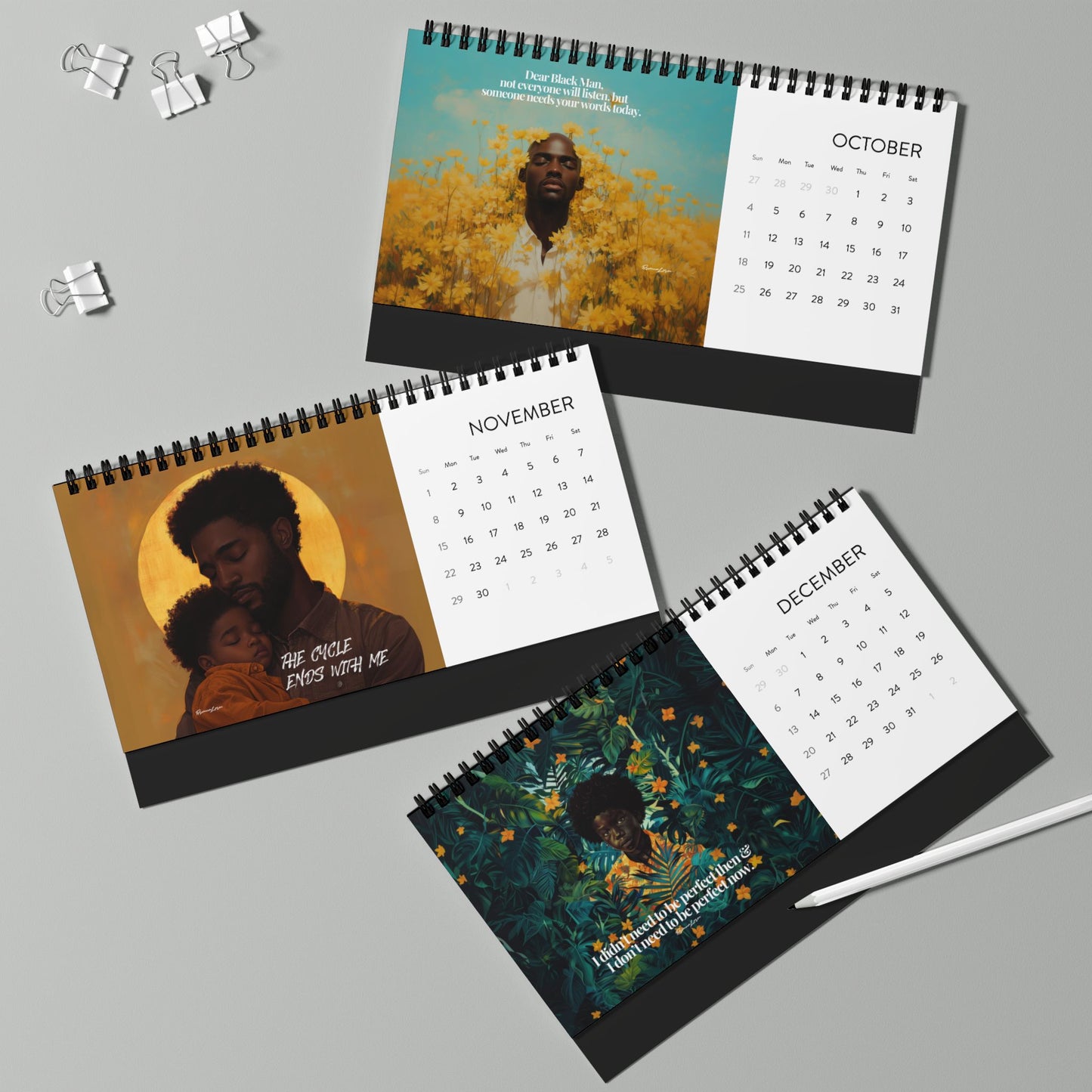 To The Black Man Who 2026 Desk Calendar