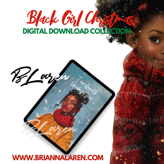 Black Girl Christmas Set