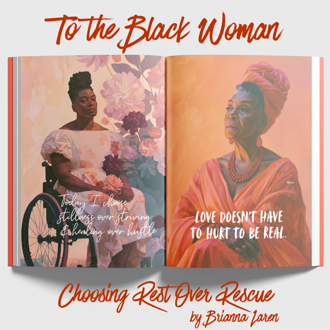 Hardcover To the Black Woman Choosing Rest Over Rescue