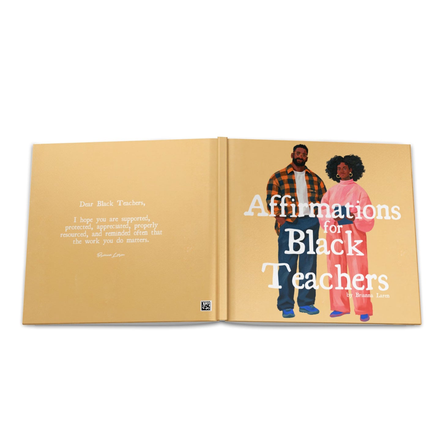 Affirmations for Black Teachers Hardcover — Gift for Educators, Tribute Keepsake