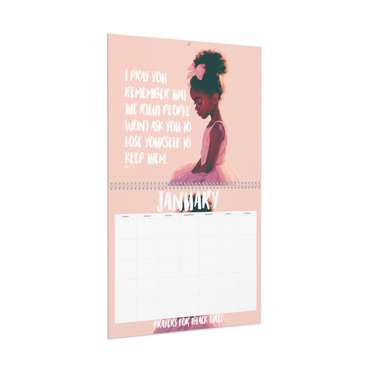 Prayers for Black Girls Wall Calendar