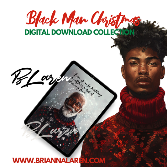 Black Man Christmas Set