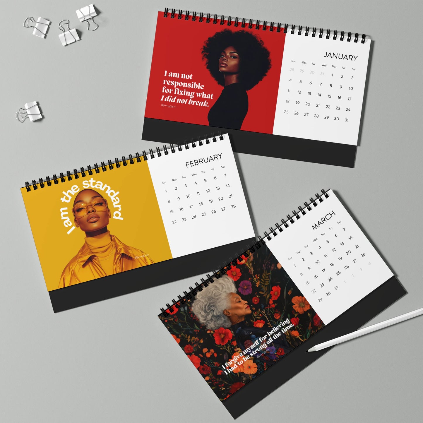 Rest Over Rescue 2026 Desktop Calendar