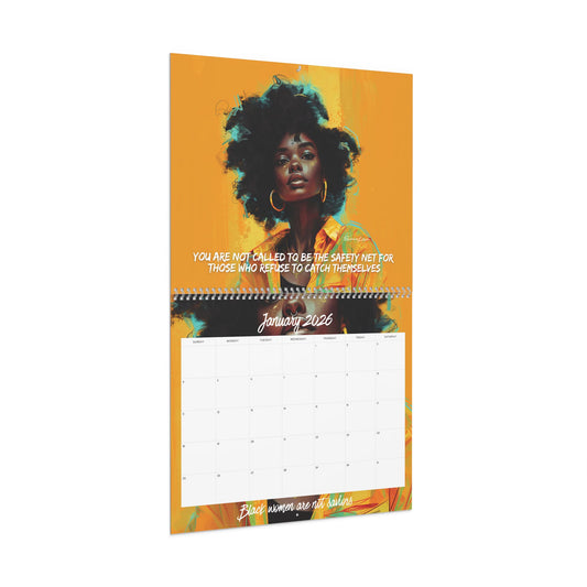 Black Women Aren't Saviors 2026 Calendar
