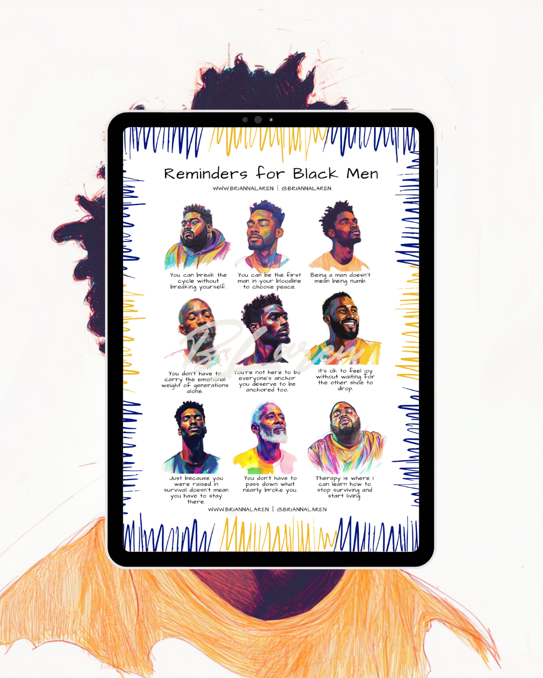 Digital Reminders Poster - Men