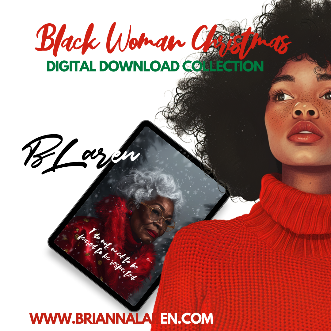 Black Woman Christmas Set