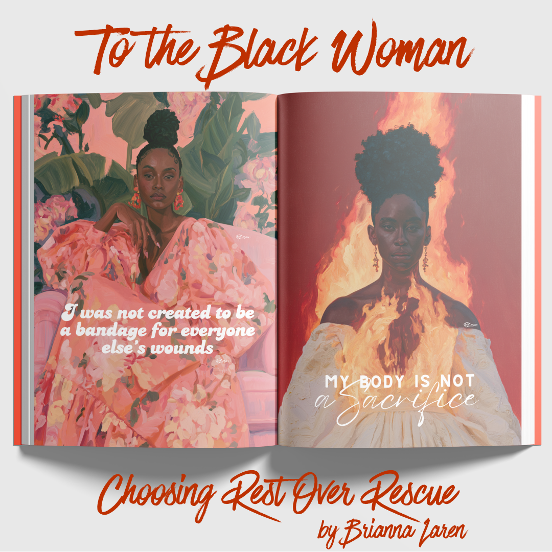 Hardcover To the Black Woman Choosing Rest Over Rescue