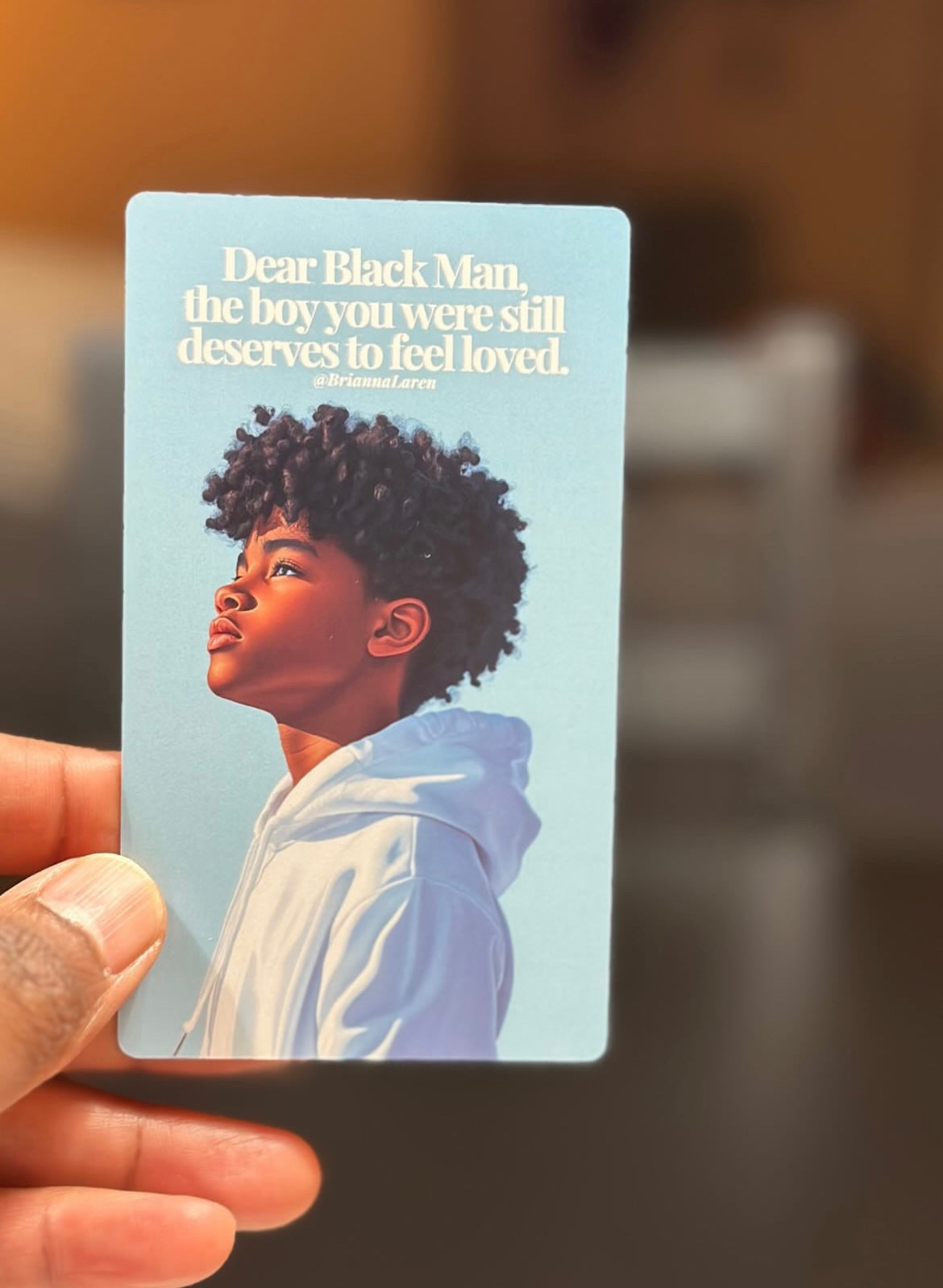 Physical Affirmation Cards: To the Black Man Who Needs to Hear This