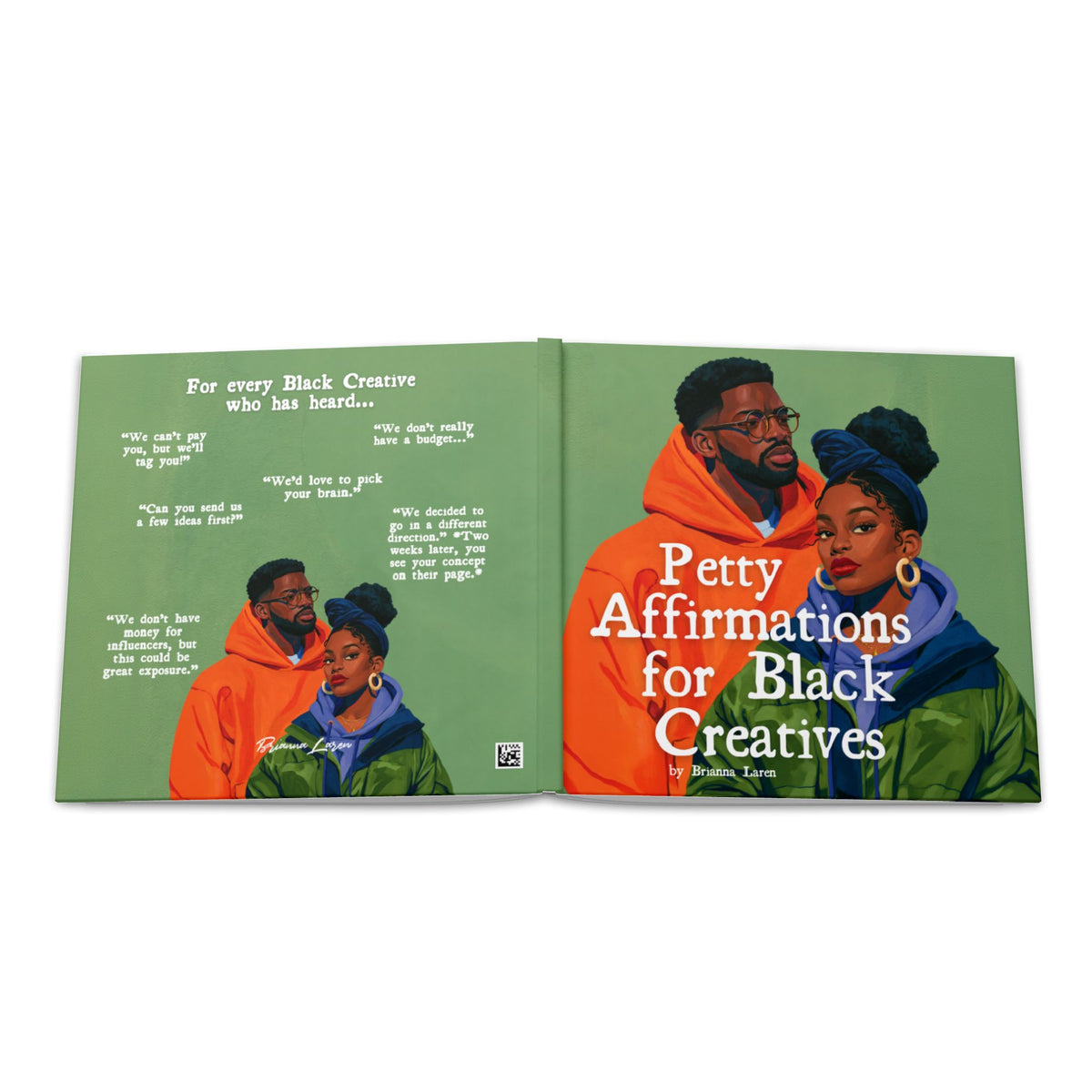 Petty-ish Affirmations for Black Creatives Hardcover Book