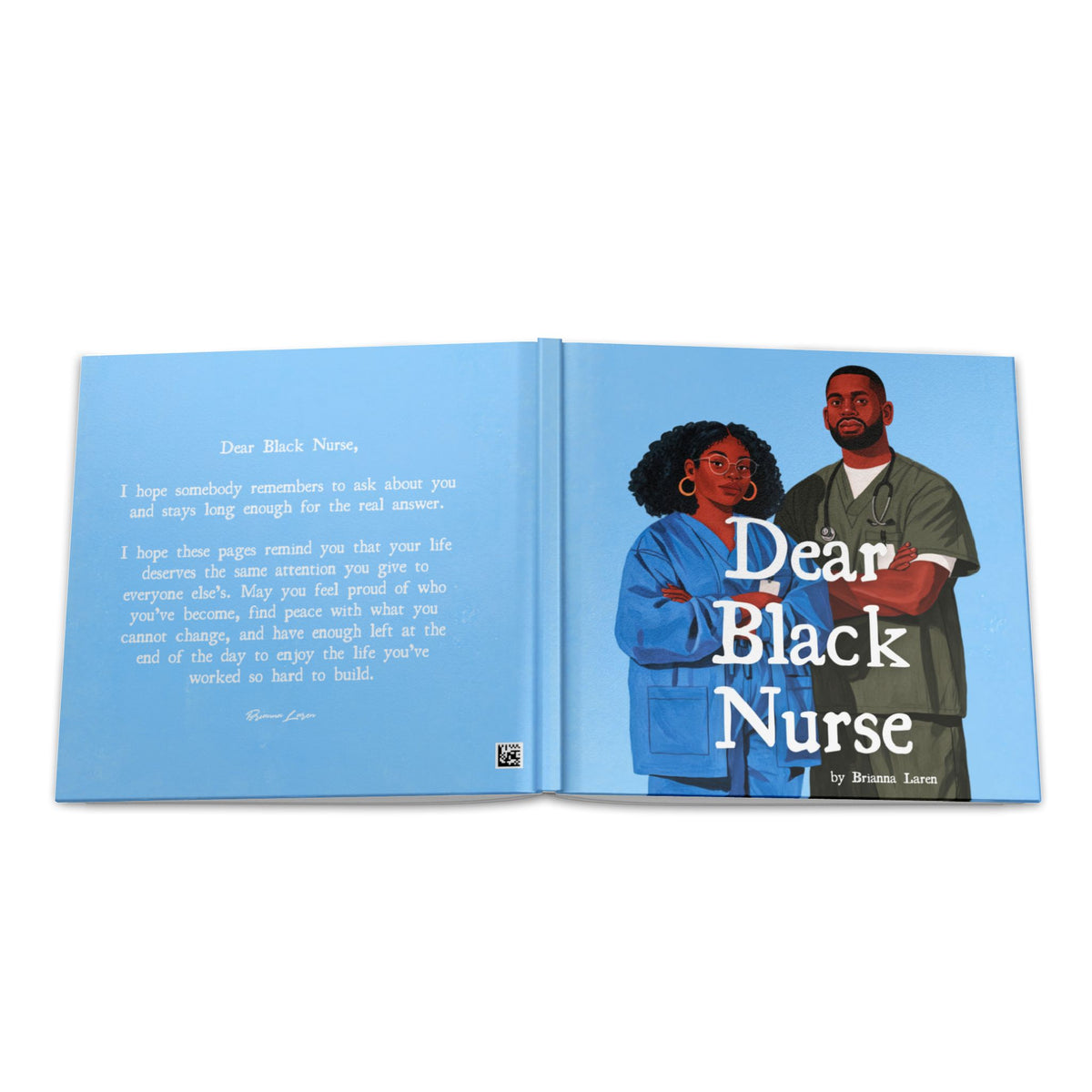 Dear Black Nurse Hardcover Photo Book — Gift for Educators, Tribute Keepsake