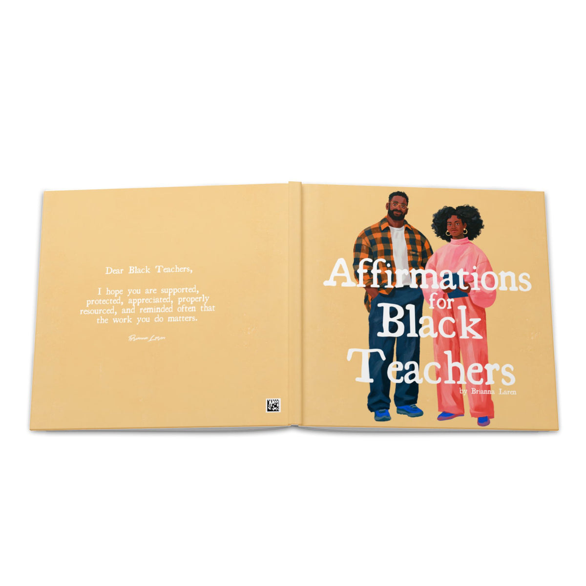 Affirmations for Black Teachers Hardcover — Gift for Educators, Tribute Keepsake