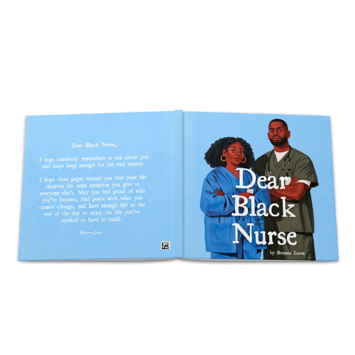 Dear Black Nurse Hardcover Photo Book — Gift for Educators, Tribute Keepsake